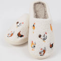 Backyard Chickens Fuzzy Slippers