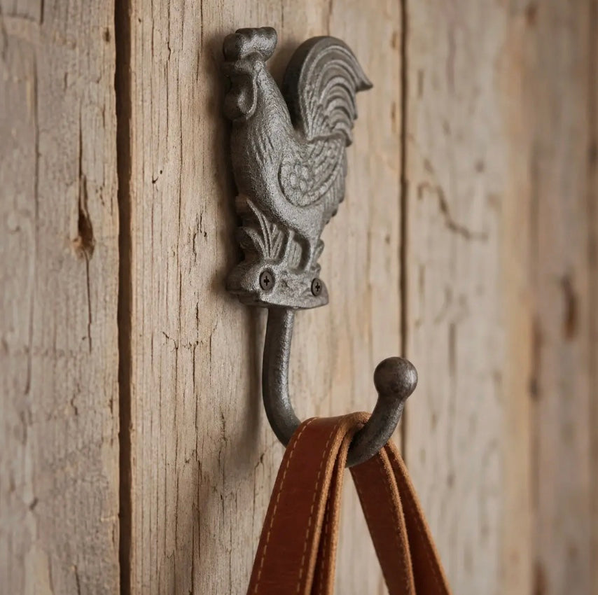 Cast Iron Rooster Wall Hook