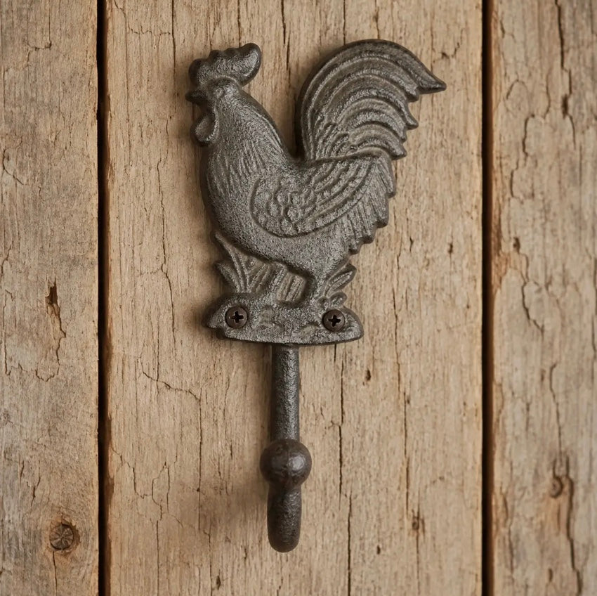 Cast Iron Rooster Wall Hook