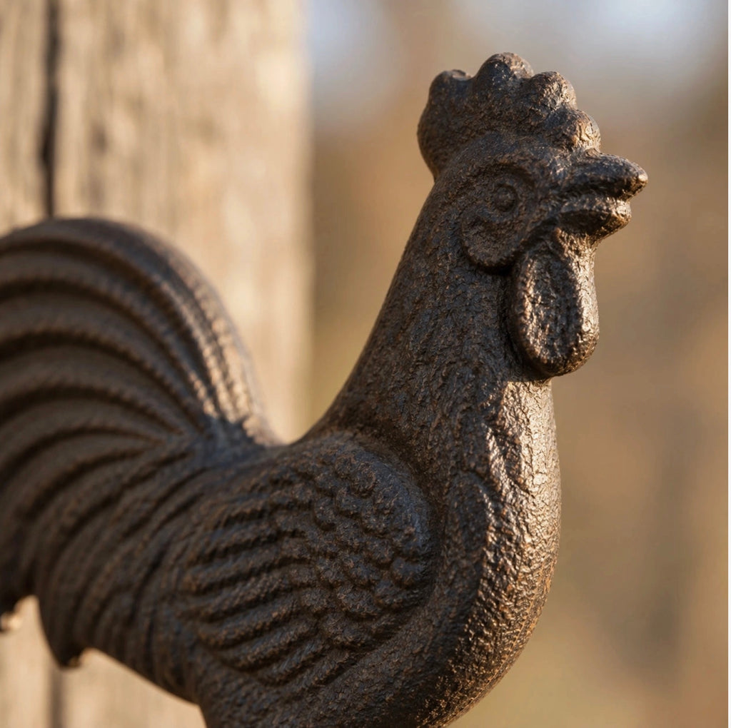 Cast Iron Rooster Bell