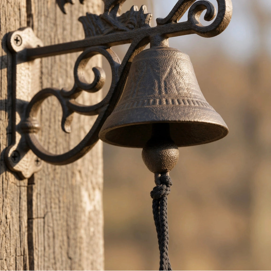 Cast Iron Rooster Bell