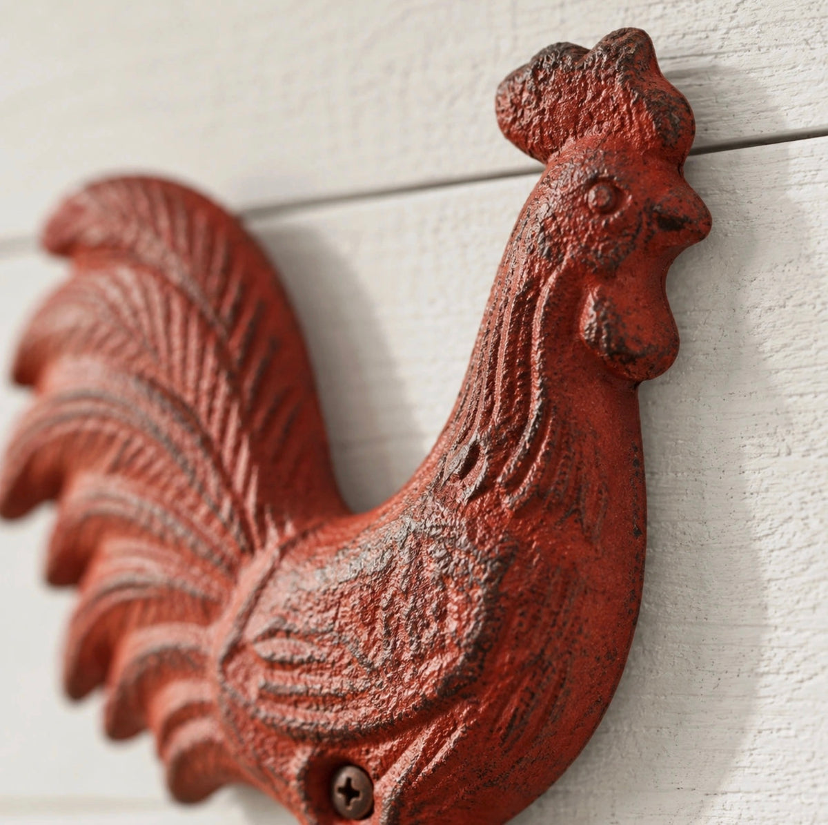 Red Rooster Wall Hook