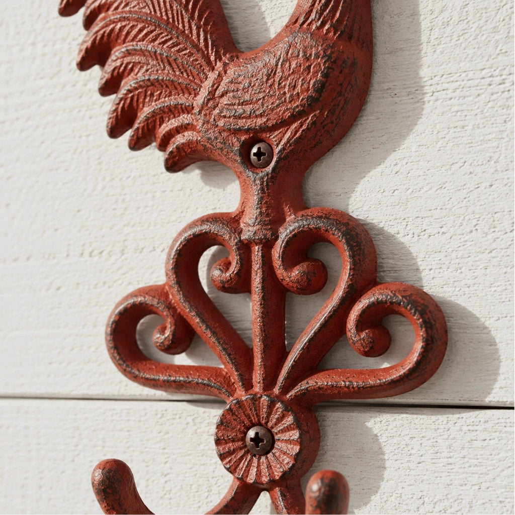Red Rooster Wall Hook